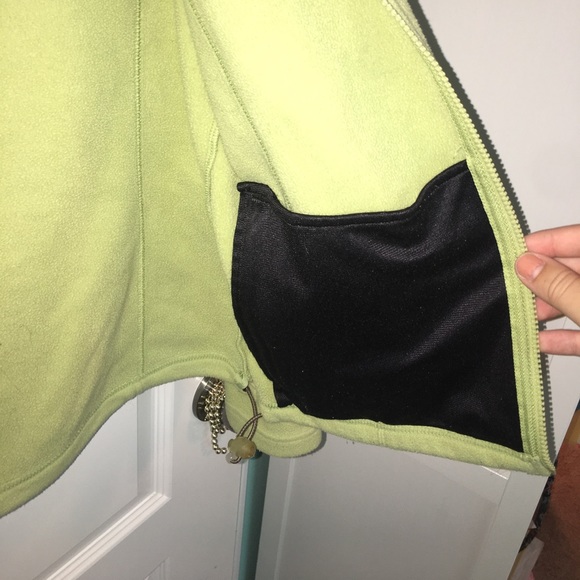 Light Green Fleece North-face Jacket - Picture 4 of 6